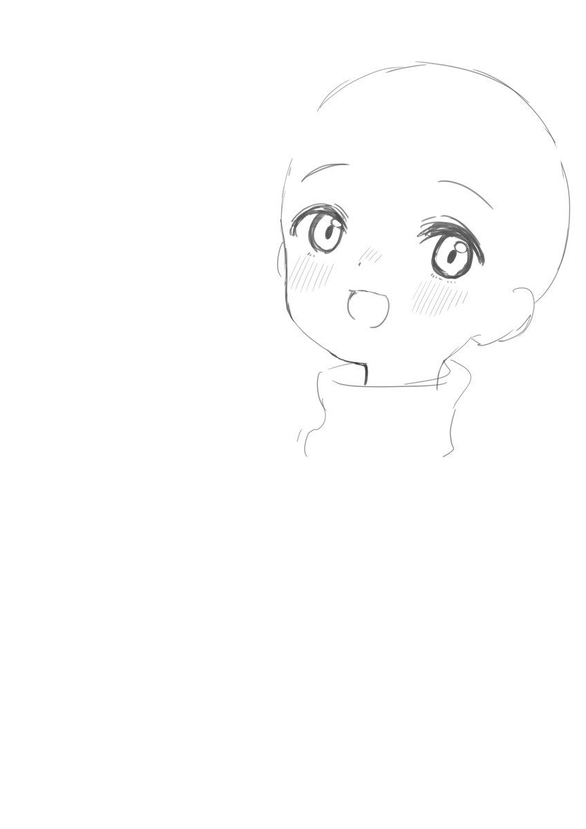 手慣らしで落書きしてたらかわいい一休さんみたいな感じになった 海野ほたての漫画 手慣らしで落書きしてたらかわいい一休さんみたいな感じになった 海野ほたての漫画