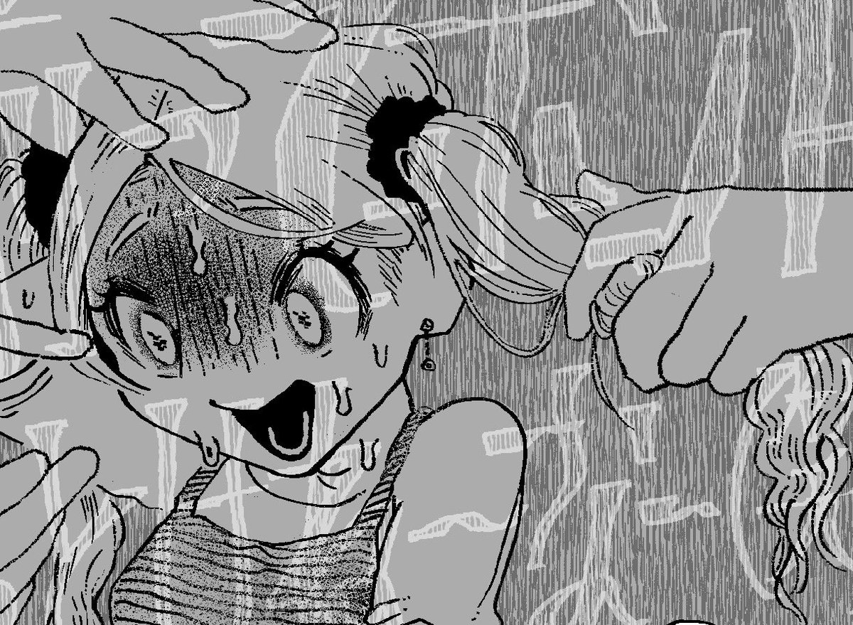 拡大画像もどうぞ!文字と絵を重ねてわざと見えにくくさせることで、当事者と周囲の気持ちのズレで混沌としている状況を表現してみました。挿絵としてこの見づらさは良くないかも…と不安でしたが、姫野さん、担当さん、OK出していただきありがとうございました…! https://t.co/8xZjiChcR7