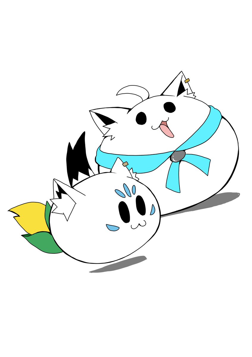 スライムもりもり白上フブキ 絵フブキ たわわんのイラスト