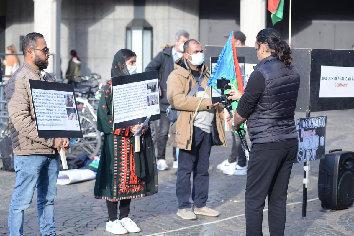 BBugti's tweet image. BRP Germany held a protest demonstration in Bonn Germany against ongoing attacks on Baloch refugees and recent killings of Baloch children in Balochistan by Pakistani security forces