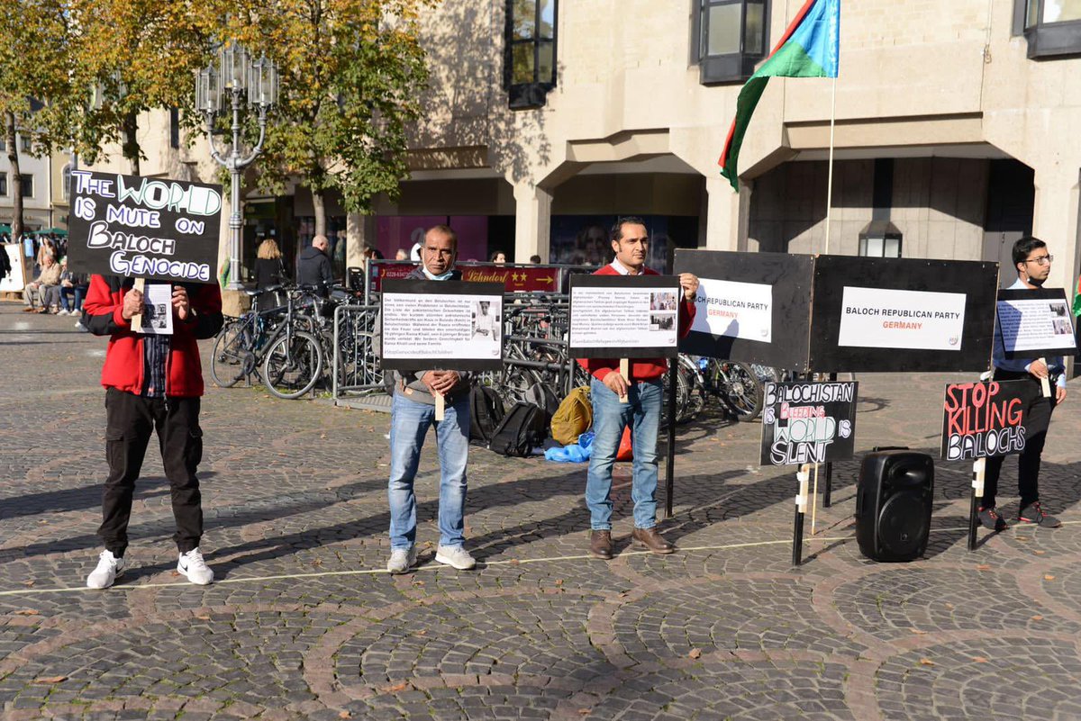 BBugti's tweet image. BRP Germany held a protest demonstration in Bonn Germany against ongoing attacks on Baloch refugees and recent killings of Baloch children in Balochistan by Pakistani security forces