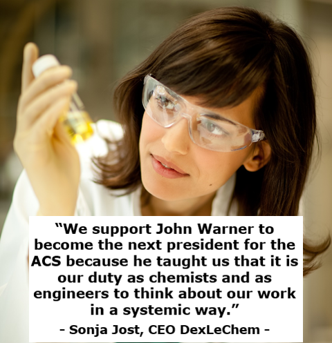 DexLeChem's tweet photo. The amount of courage @JohnWarnerOrg must have had as one of the founding fathers of Green Chemistry to stop following the fossil fuels path, we can only imagine. Let us join him on his path towards a sustainable future. Vote until 10/22 for @JohnWarnerOrg @AmerChemSociety #NCW https://t.co/ASf4HCJvs4