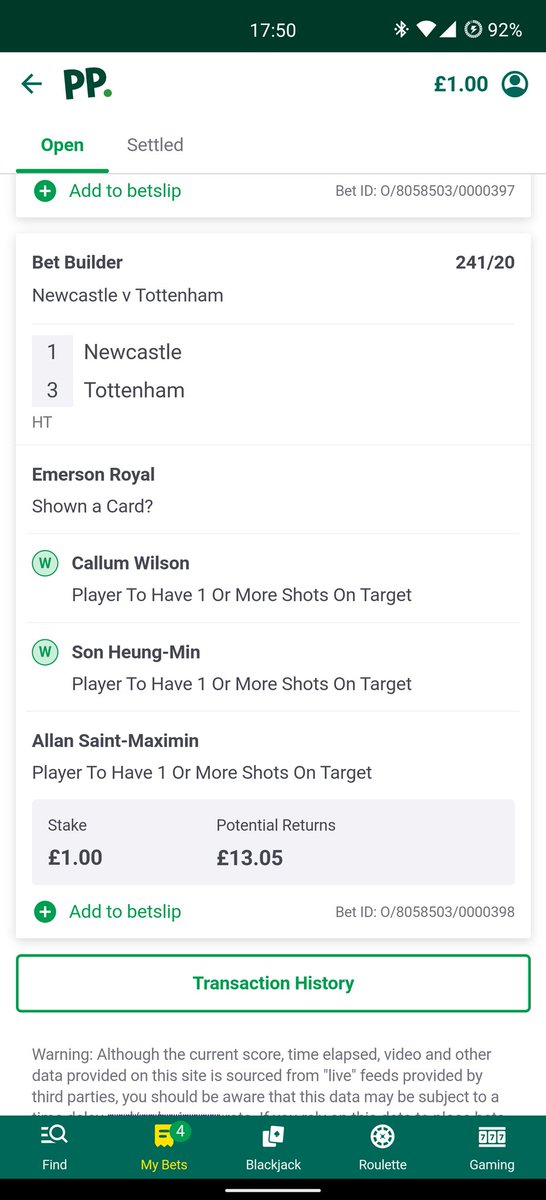 Thunder09709797's tweet photo. @AskPaddyPower 

Where is my cash out Paddy.

Sort it out.

#paddypower #onejob https://t.co/NP4FNgY1fD