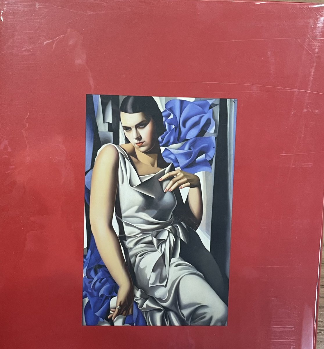 FrankMalfitano's tweet photo. BOOK OF THE DAY: Glossy collection of #paintings by #Polish born 20th Century #ArtDeco #artist with cult following #TamaradeLempicka #coffetablebook https://t.co/DUcKNBorrg