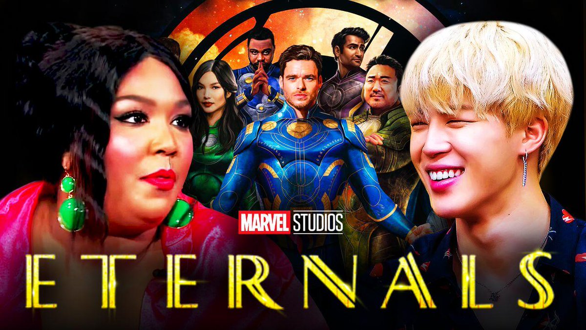 MCU_Direct's tweet image. WARNING- MINOR SPOILERS IN LINK:

#Eternals' music tracklist has been revealed, featuring songs from Lizzo and BTS! Full list of 10 songs: thedirect.com/article/eterna…