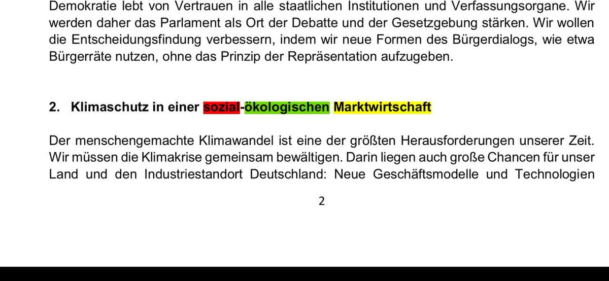 Sozial-ökologische Marktwirtschaft! Sounds promising! <a href="/spdbt/">SPD-Fraktion im Bundestag</a> <a href="/Die_Gruenen/">BÜNDNIS 90/DIE GRÜNEN</a> <a href="/fdp/">FDP</a>! Viel Erfolg bei den Koalitionsverhandlungen! Wir (zumindest ich ;)) hoffen auf eine baldige Regierungsbildung und eine zukunftweisende Politik! #Ampelkoalition #Sondierungspapier #Zukunft