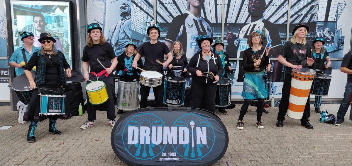drumdin_'s tweet photo. Thanks to everyone that stopped to have a dance with us outside St James Park today https://t.co/9Rgu2imqhu