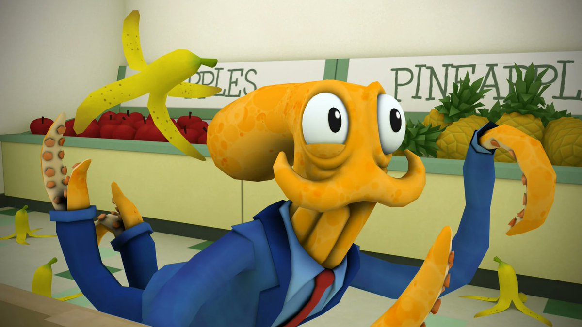 Today's cephalopod of the day is Octodad from Octodad! 