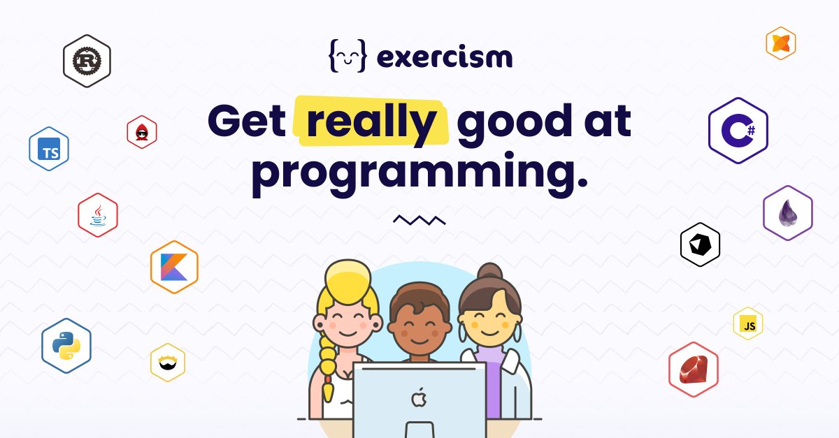 jboursiquot's tweet image. Exciting! Exercism is the mentoring platform for @GolangBridge exercism.org/blog/exercism-…