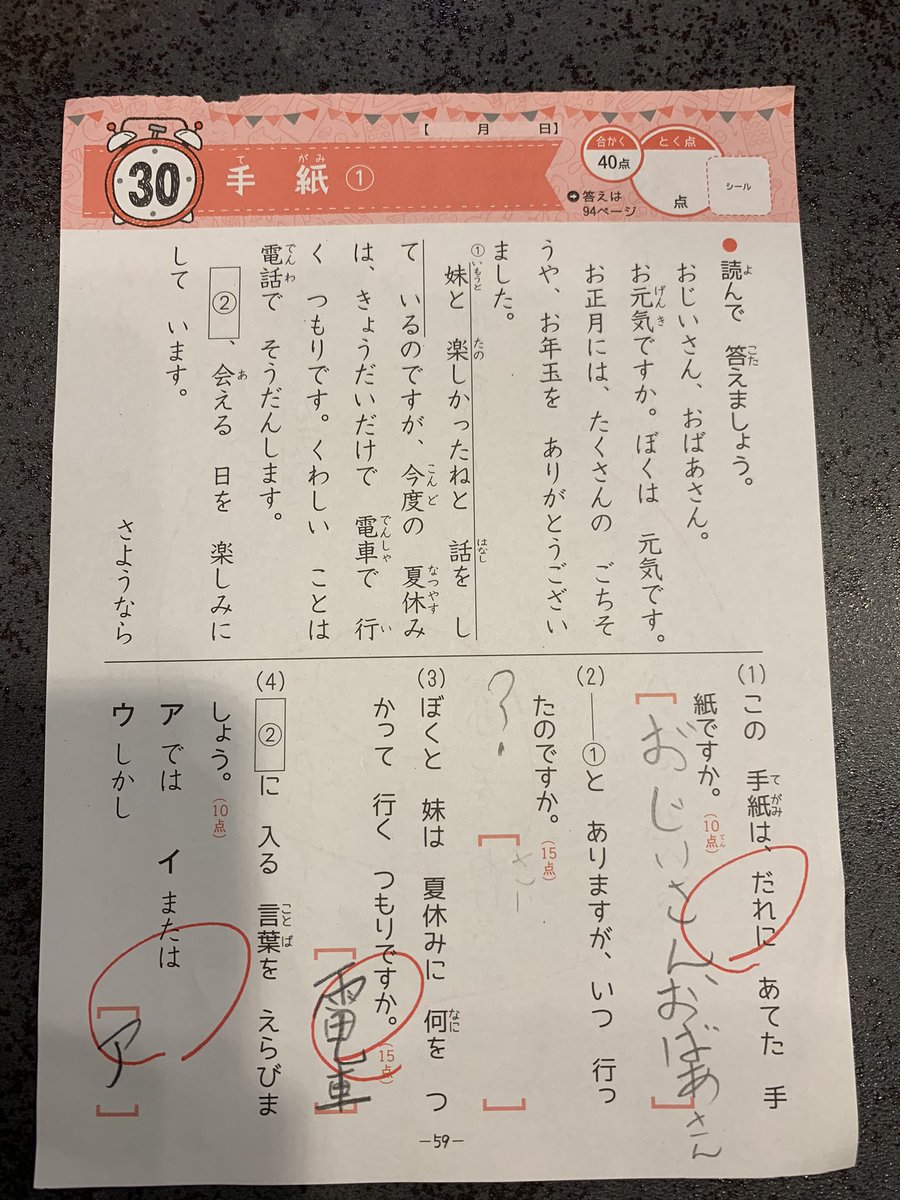 佐藤麻衣子 この問2もおかしいですよね 妹と楽しかったねと話をしている とありますが いつ行ったのですか もちろん答えはわかるけど 文章がおかしい この問題集ダメだ 国語苦手な次女はもちろんハテナ