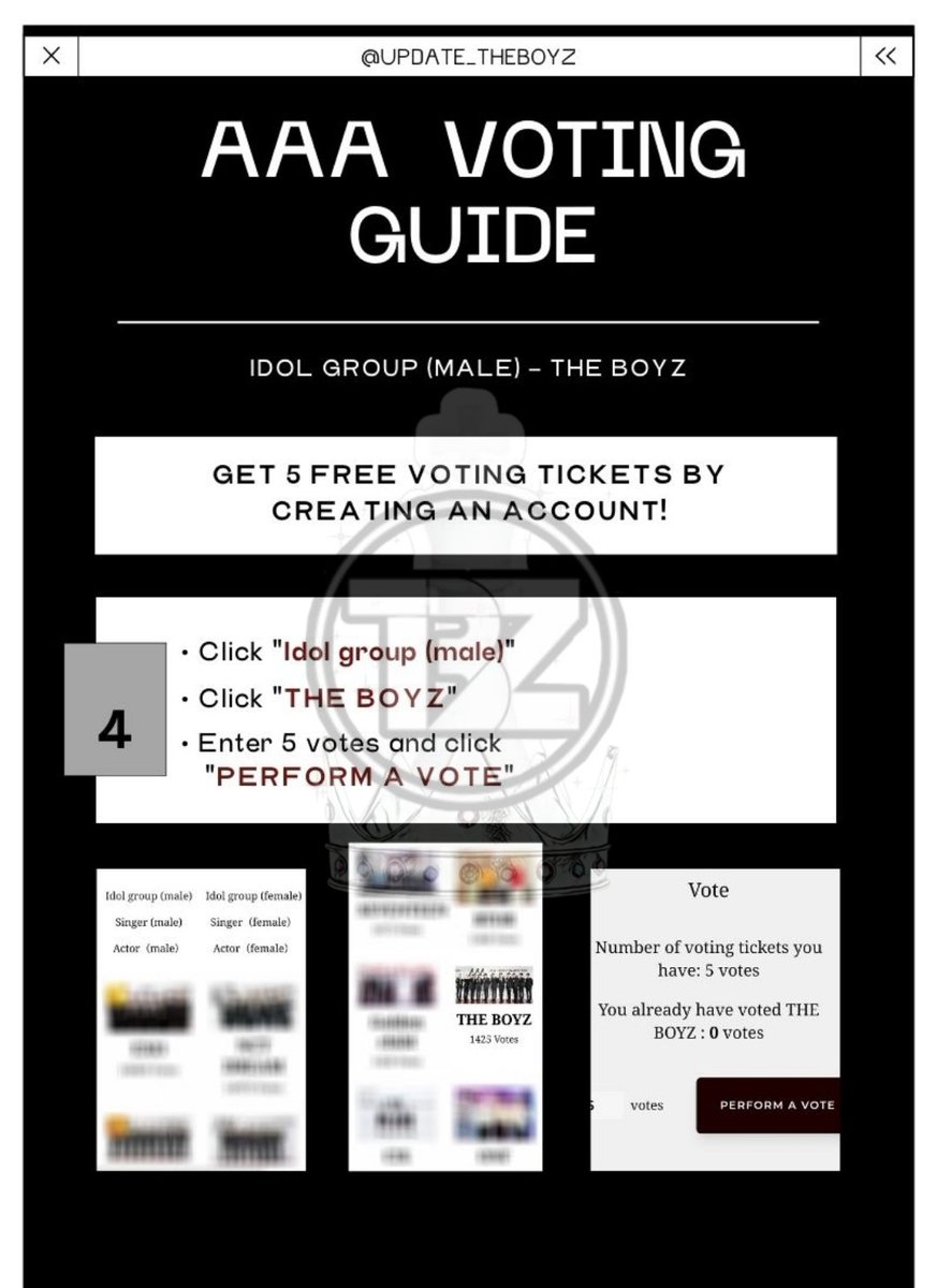 Update_TheBoyz's tweet photo. [VOTE🏆] ASIA ARTIST AWARDS 2021
#THEBOYZ 

FIRST QUALIFYING 📅: 2021.10.17 - 2021.10.19

SECOND QUALIFYING 📅: 2021.10.21 - 2021.10.28

FINAL SELECTION 📅: 2021.11.01 - 2021.11.15

PLEASE REFER TO THE VOTING GUIDE!

#THEBOYZ #더보이즈 @WE_THE_BOYZ https://t.co/KIRFBge12i