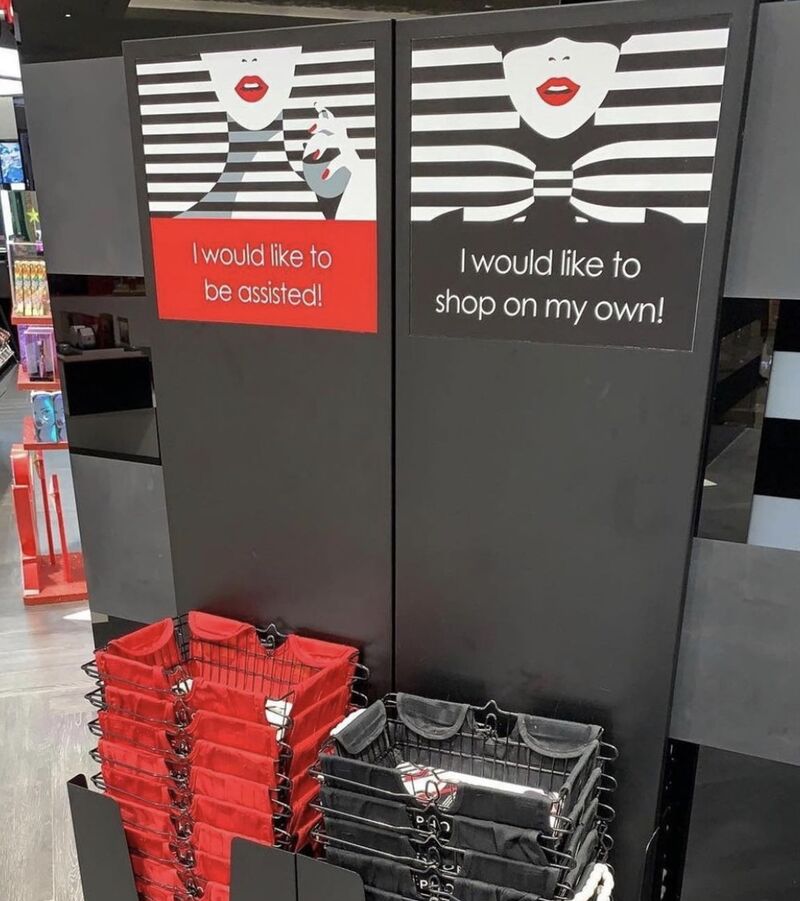 My kind of social distance shopping. 

<a href="/Sephora/">Sephora</a> got it figured out