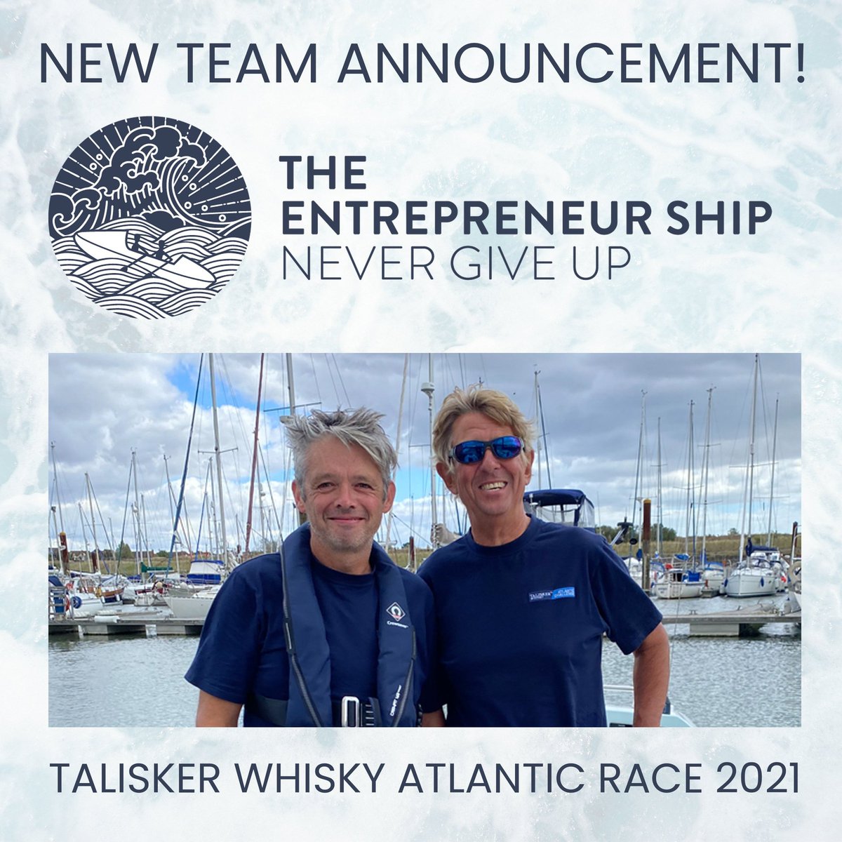 We're very proud to announce that we are working with the superheroes that are David Murray and Guy Rigby!

Together this daring duo make up the pairs team <a href="/_Entrepreneur21/">The Entrepreneur Ship 2021</a>, and they plan to row across the Atlantic ocean, in the <a href="/ACampaigns/">Atlantic Campaigns</a> @Talisker Whisky Atlantic Challenge!!