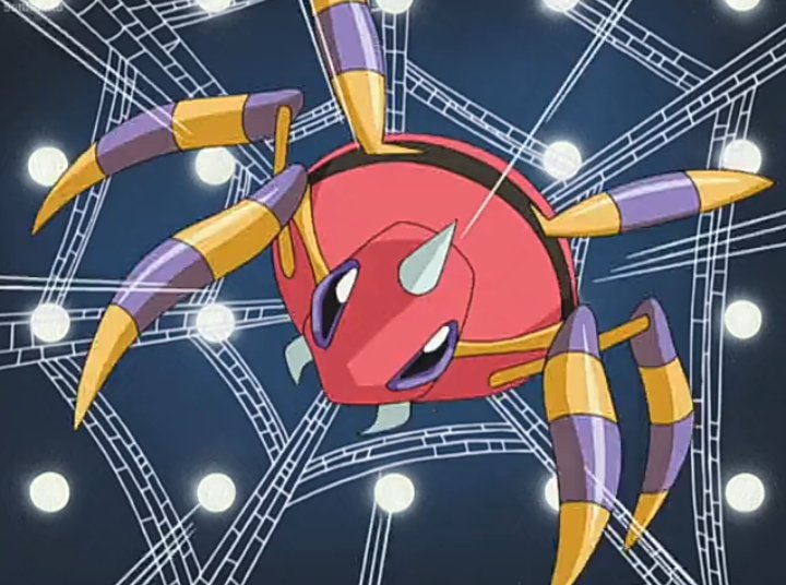 4everToku's tweet image. Check out my website!! 🕷🕸 #Pokemon #ariados #anime