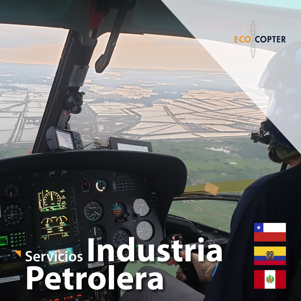 En el sector petrolero podemos brindar varios servicios:
 
- Traslado a plataformas petroleras
- Instalación de campamentos
- Movimientos de grandes perforadoras y tuberías para la búsqueda y extracción petrolífera.

Entregamos seguridad y eficiencia.

#Ecocopter
#Ecuador