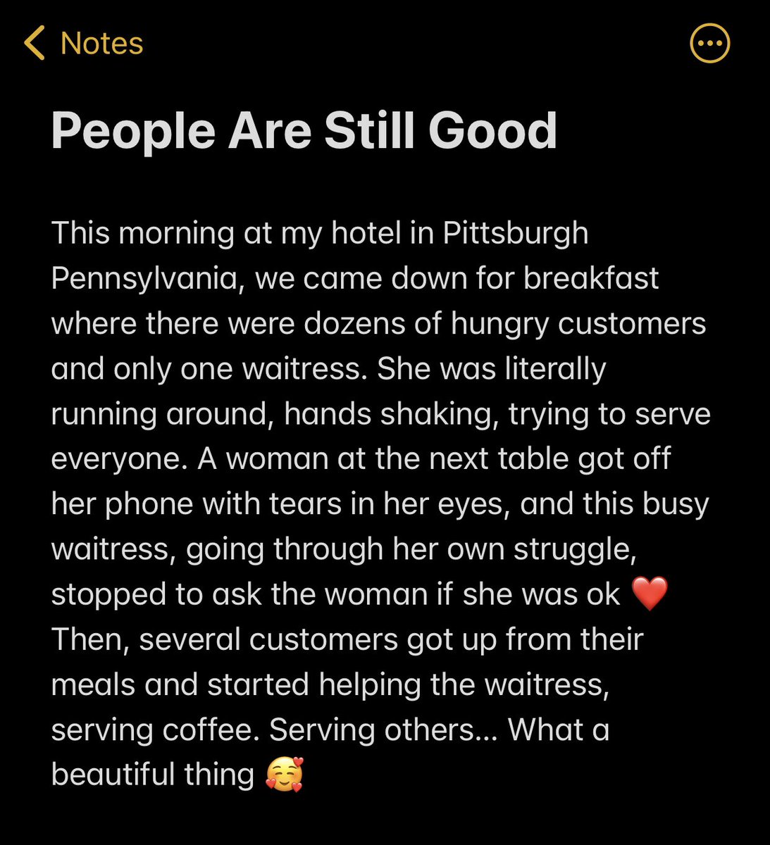 My command is this: Love each other as I have loved you -John 15:12  <a href="/DowntownPitt/">Downtown Pittsburgh</a> <a href="/somegoodnews/">Some Good News</a>