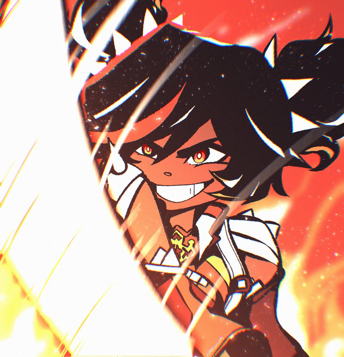 Nikkomints's tweet photo. pyro girl braincell go brrrrrr
#GenshinImpact #Xinyan https://t.co/nWYKR9Oack