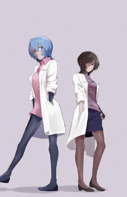 レイとユイ #シン・エヴァンゲリオン劇場版:|| #アヤナミレイ #碇ユイ  