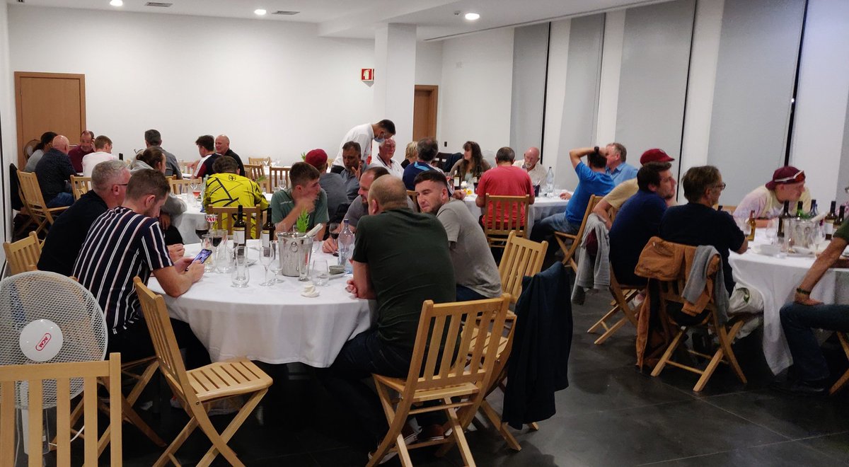 CoimbraKnights's tweet photo. End of tour dinner with @Rammytraders and The Journeyman Cricket Club. Fantastic weekend and a memorable one 🏏🍻🇵🇹 #Portugal https://t.co/ob2IlNQStd
