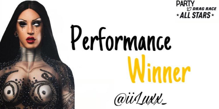 partydragrace's tweet photo. Após a deliberação os jurados decidiram que Miz Cracker (@iiLuxx_) teve o melhor desempenho na performance e tem o primeiro ponto para a vitória! https://t.co/tIxEu7Nqkn