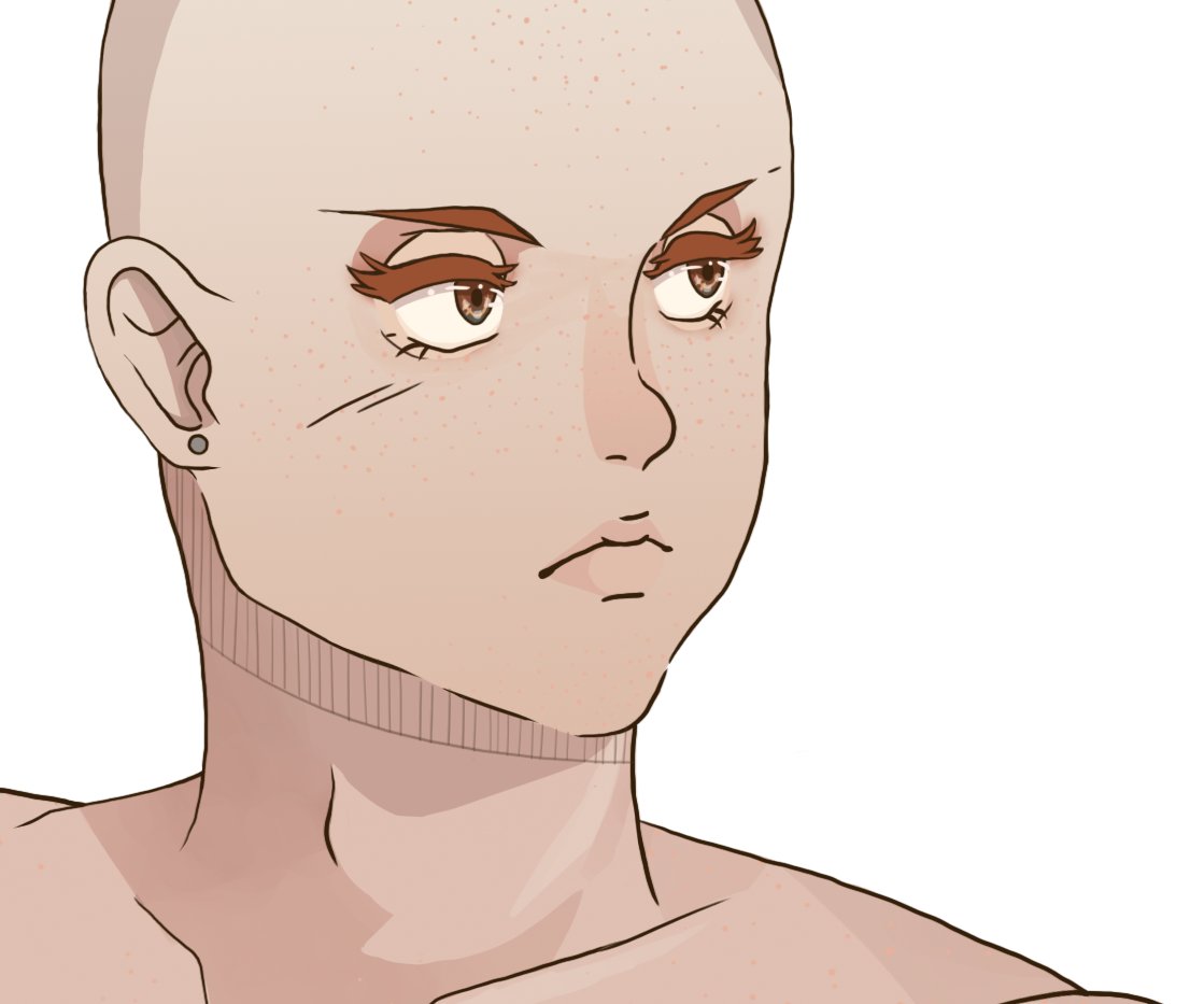 TECHNICIANART's tweet photo. Game is still in research stages, so progress is slow, but we've taken on a new coder! Have cute boy's #VNgamesprite with a closed mouth. I might have to re-do that ear as it's seriously bugging me.
#indiegame #art #indiedev #visualnovel #gamedev #unnamedproject https://t.co/BUcU7qYiNj