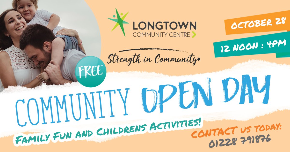 Our Open Day is back again, we're so excited to welcome our local community and we have lots planned to so please come along and make a day of it.
🔶October 28th - 12-4pm
🔶Children's Activities
🔶Raffle
🔶Refreshments
✅Everyone Welcome