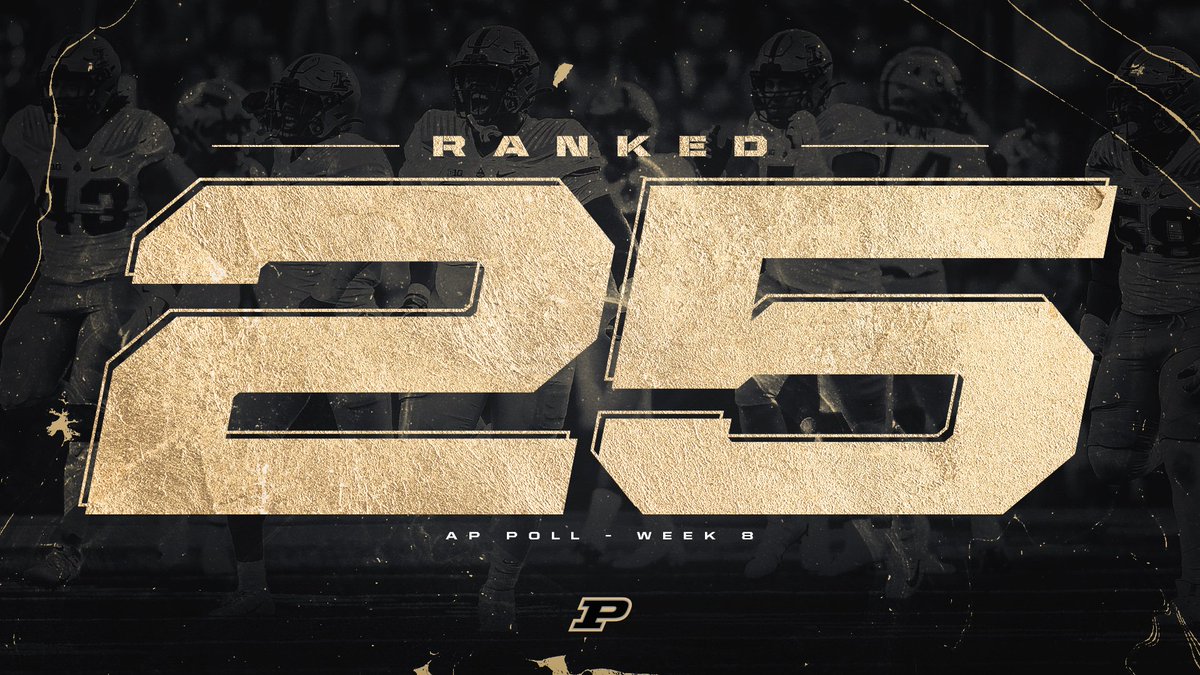 BoilerFootball's tweet photo. Back in the Top 2️⃣5️⃣! https://t.co/9tT4sp5Gc0