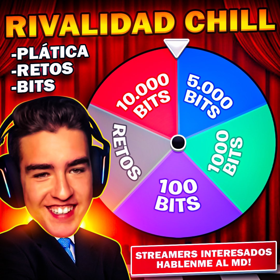 iChurrox's tweet photo. 🚨 STREAMERS ATENCION 🚨

Estaré trayendo cada semana a un/a streamer a mi canal, consiste en una “entrevista chill” entre los 2 mientras jugamos algo, en esas partidas tendrán oportunidad de una ruleta (ustedes no perderán dinero) 🤙

@ a sus streamers favoritos, mas info al md https://t.co/aidMrbnxnM