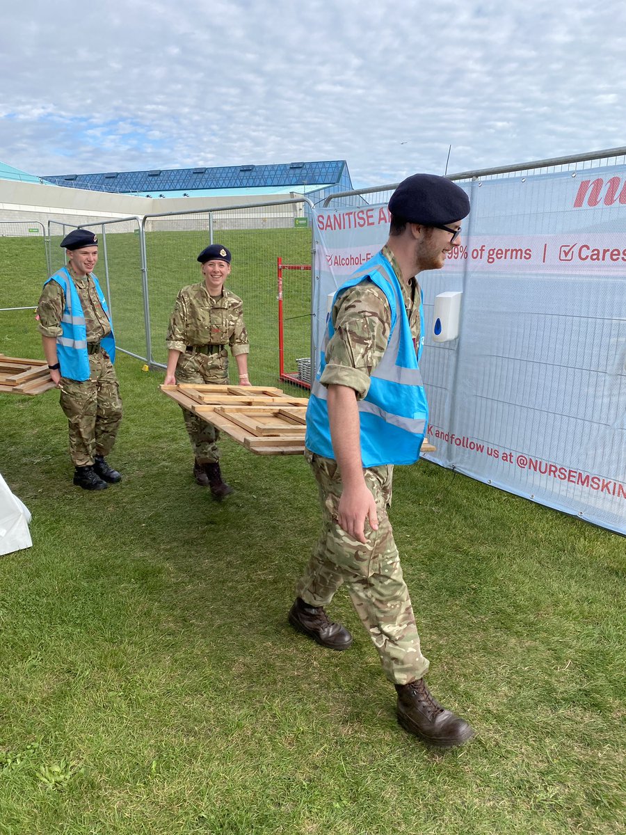 Great second day volunteering at The Great South Run today <a href="/great_run/">Great Run</a> 

Fantastic to have so many of our @PortsmouthColl CCF Cadets and Uniformed Protective Services students there to help, making us so proud 👏🏼

Wonderful meeting so many people 😃👏🏼⚓️

#greatsouthrun #volunteer