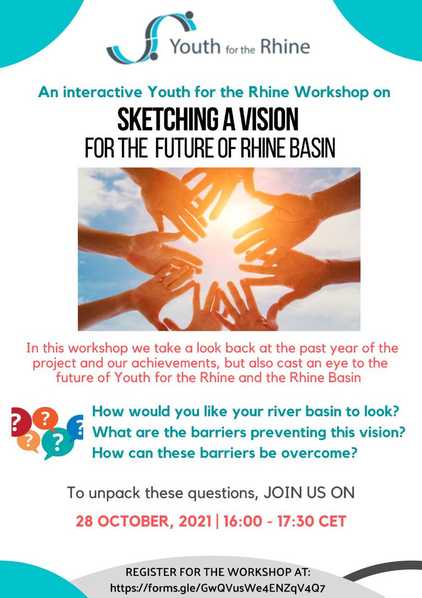 for_rhine's tweet photo. Join us at our #workshop to sketch a vision for the #rhinebasin! 

🗓 28 October
🕓 16:00 - 17:30 CET

🔗 https://t.co/PEC2sjSllt 

@ihedelft @WaterYouthNet @WYPW_PMJE @YoungWater_S @WeAreEDYN @Youth_Forum @eyp_network @ICPRhine https://t.co/RFNK61yICK