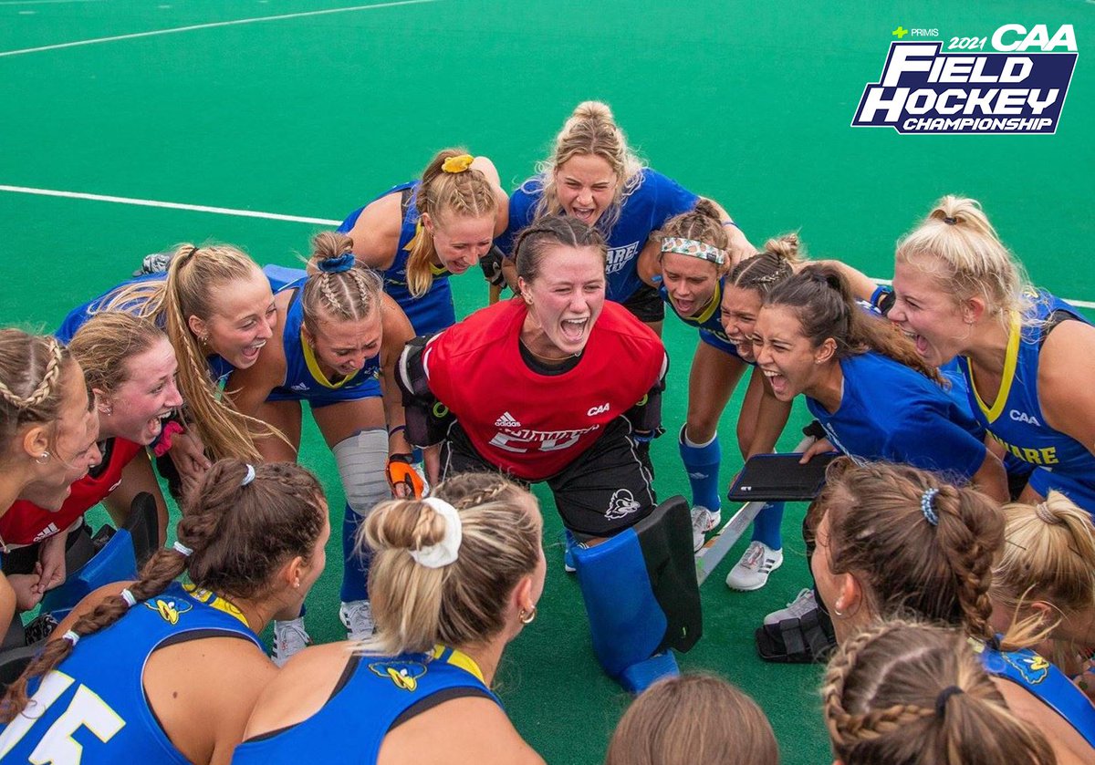 With today's win @DelawareFH has clinched a spot in the CAA Field Hockey Championship