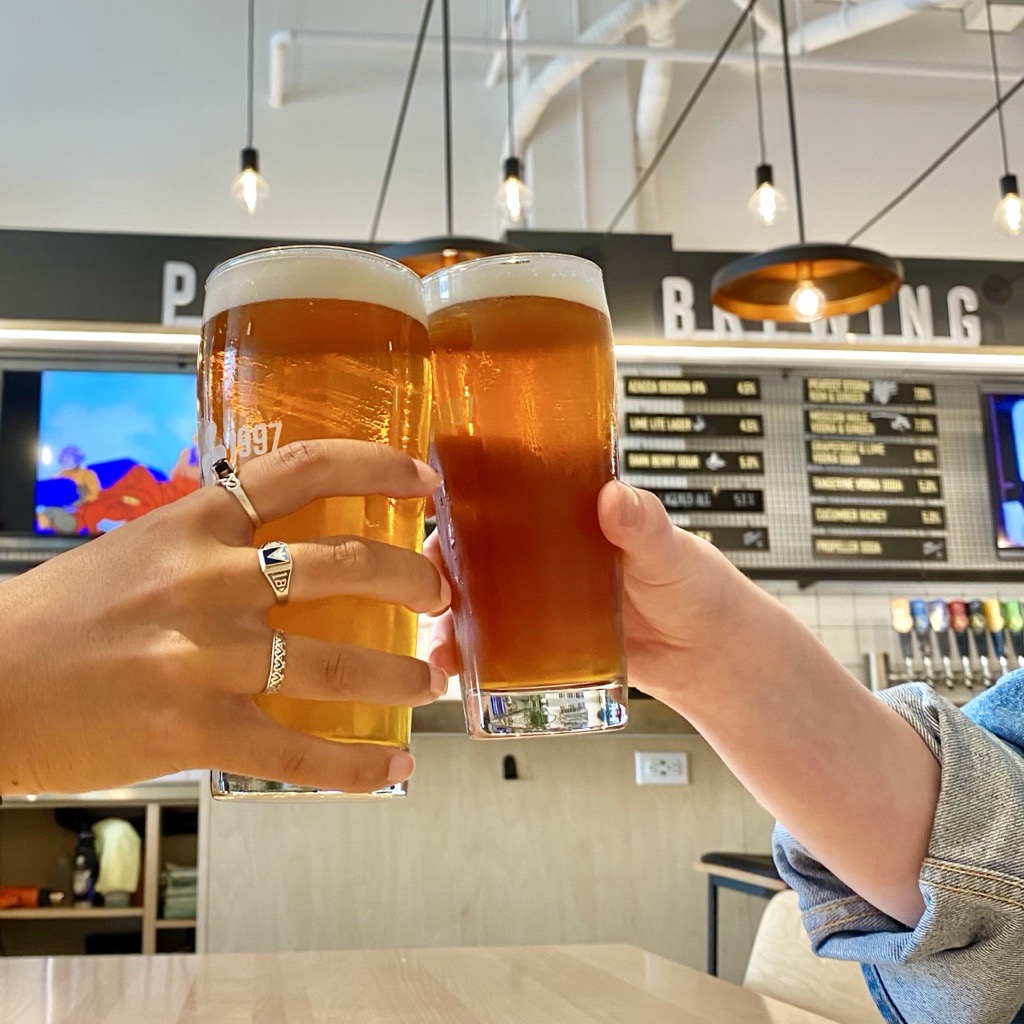 PropellerBeer's tweet photo. Sunday scaries aren't so scary when you're having beers with a friend ๐ป๐ป
#Propeller #DrinkPropeller #TapRoom #HalifaxNS #CraftBeerNS https://t.co/7LgIk8K4u2