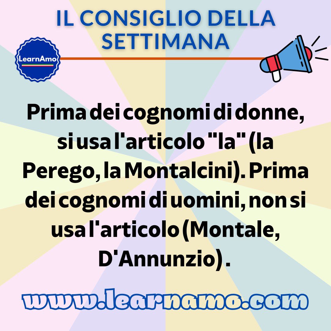 LearnAmo's tweet photo. Lo sapevate? ๐
#learnitalian #italian #italiano #italianlanguage #linguaitaliana #italianoperstranieri #LearnAmo https://t.co/bD9qCmEhwR