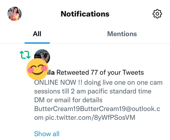 Wow you know you got real love from fans when someone retweets 77 of ur tweets!! ????❤️ #TrueFan #RealLove