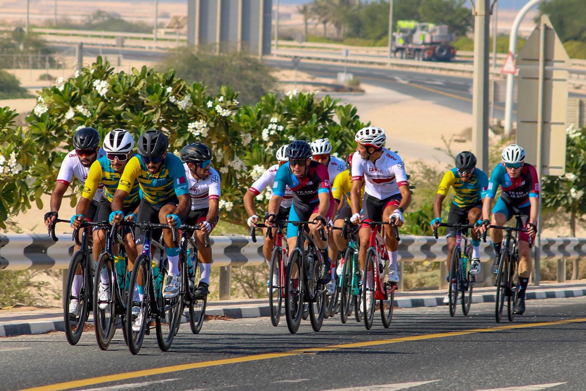 بداية قوية لدوري الدراجات شهدتها مدينة دخان بمشاركة 200متسابق ومتسابقة قسموا 4مجموعات ولمسافة 81 كم <a href="/qatar_olympic/">Team Qatar 🇶🇦</a> <a href="/UCI_cycling/">UCI</a> <a href="/QNBGroup/">QNBGroup</a> <a href="/beINSPORTS_EN/">beIN SPORTS</a> @alkasschannel <a href="/alraya_n/">الراية القطرية</a> <a href="/al_watanQatar/">جريدة الوطن</a> <a href="/PeninsulaQatar/">The Peninsula Qatar</a> <a href="/GulfTimes_QATAR/">Gulf Times</a> <a href="/StadDoha_en/">Stad Doha</a>