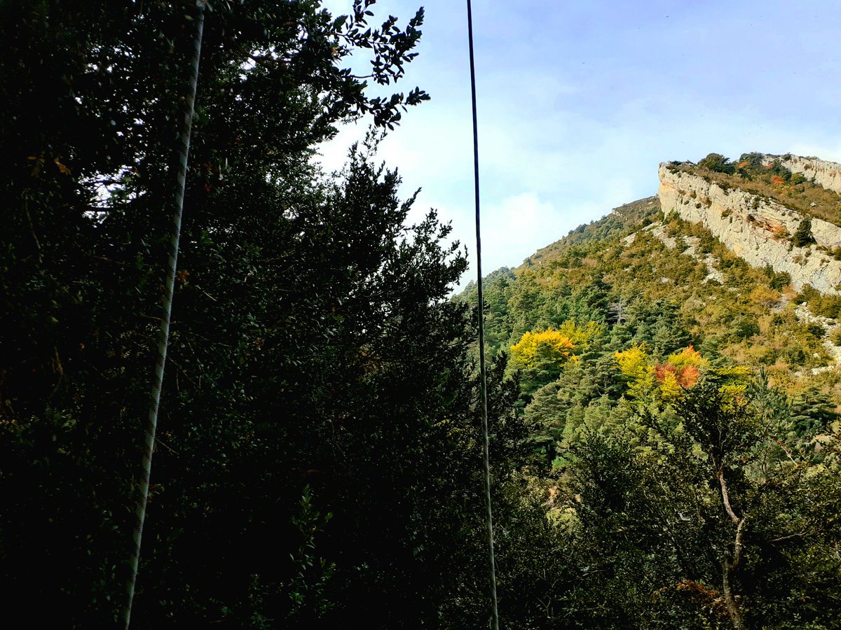 pezico1's tweet photo. Jornadas de escalada por la #SierradeGuara con el otoño explotando con su gran colorido! https://t.co/uxfQWwuiH4