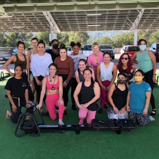 RealMomOfSFV's tweet image. Some pics from our #GetFitForACause event, where #LagreeFitByHeather led us thru a @LagreeFitness workout, we shopped for a cause in support of #BreastCancerAwarenessMonth @Athleta at #WestfieldFashionSquare. A % of the proceeds will go 2 @weSPARKsupport! bit.ly/30BlSLa