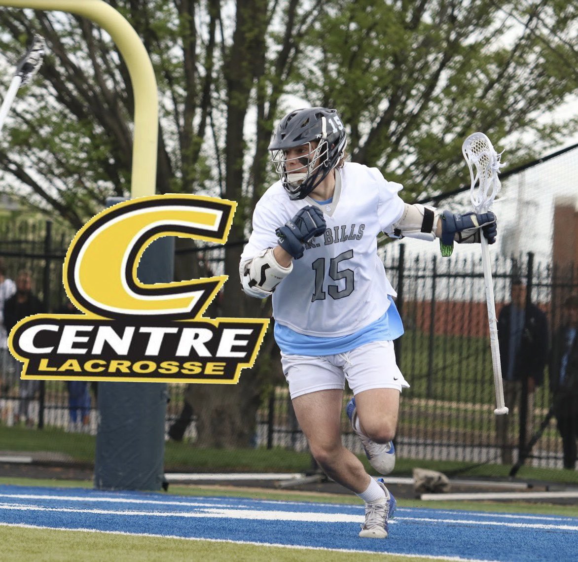NickWitch10's tweet photo. Extremely excited to announce my commitment to continue my academic and athletic career at Centre College. https://t.co/gq99pqgqnq