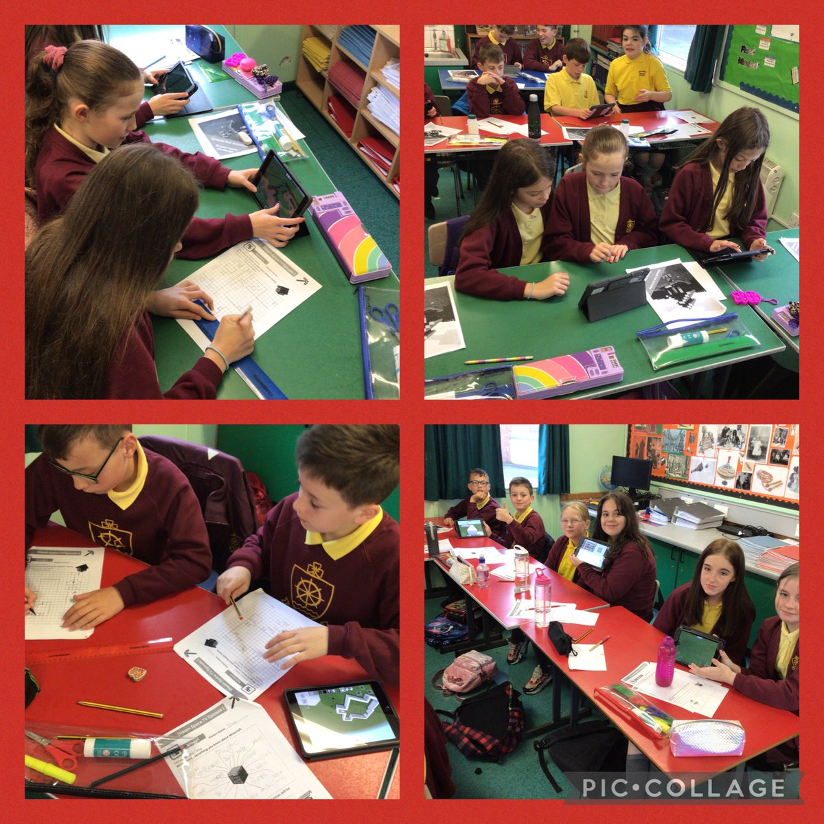 MillburnSchool's tweet photo. P7 enjoyed their first Minecraft: Education Edition lesson and look forward to the next in the series. The pupils had so much fun, showing amazing creativity whilst developing and utilising a wide range of curricular skills. #millburnequalssuccess https://t.co/joNDjAfIZq