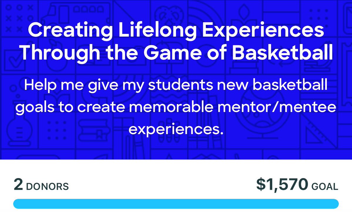 OurKidsMatter_'s tweet photo. Thanks to @frosted_flakes & @DonorsChoose for funding our project to create valuable mentorships between our elementary and middle school male scholars through the game of 🏀. This one is personal, because growing up, I learned many life lessons from my Dad over backyard 🏀! #1LC https://t.co/WEYczCSzrG