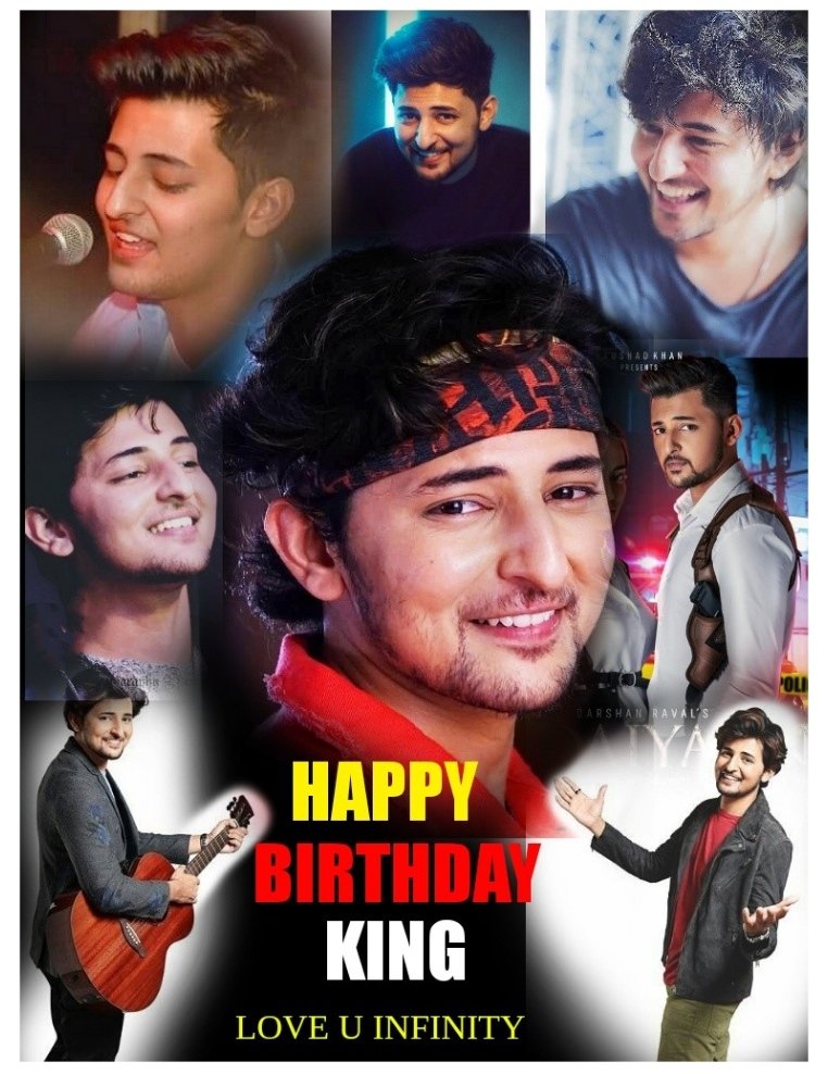 The_pappiii_'s tweet photo. Happy birthday to my world , inspiration, idol , my constant, my support, my peace of world , 💜 You're the Angel of my life ,
You're the sun of my darkness
You're the reason of my happiness 🎂🎂🎂 

Stay happy and healthy bub 💙❤️ 

#HappyBirthdayDarshanRaval https://t.co/0Nvyf56M68