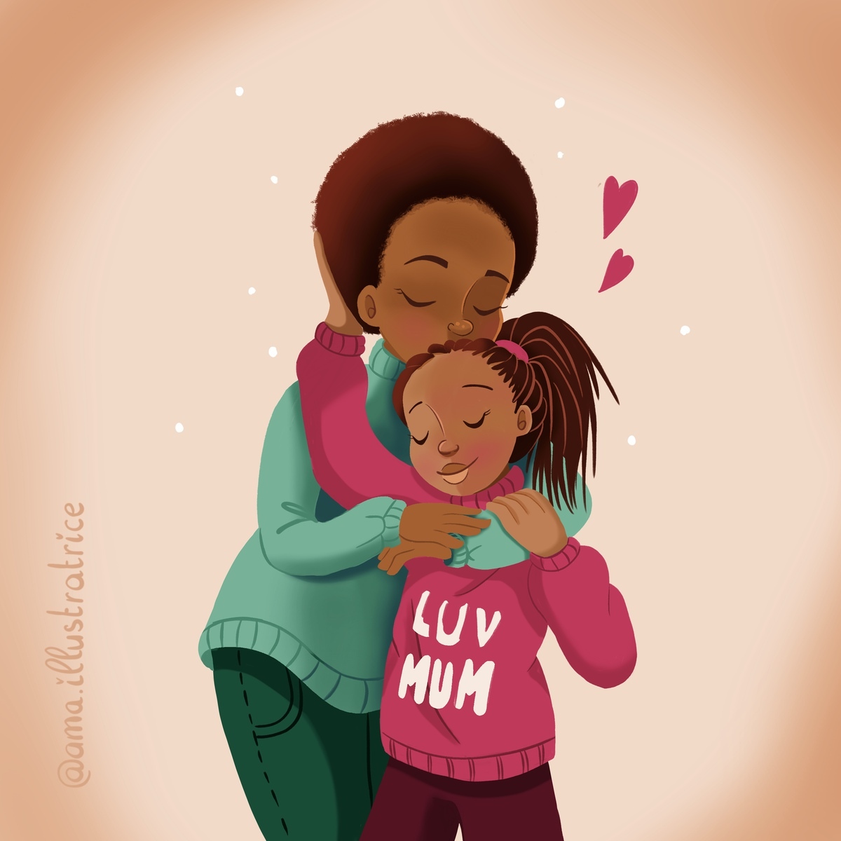 ⭐ Hello les amis! Petite illustration du soir bonsoir ! J’espère que vous avez passé un bon week-end rempli de câlins. 
Ici les week-end cocooning on déjà commencé 🥰🍁🍂
Bon début de semaine et bon courage ! ⭐⁠