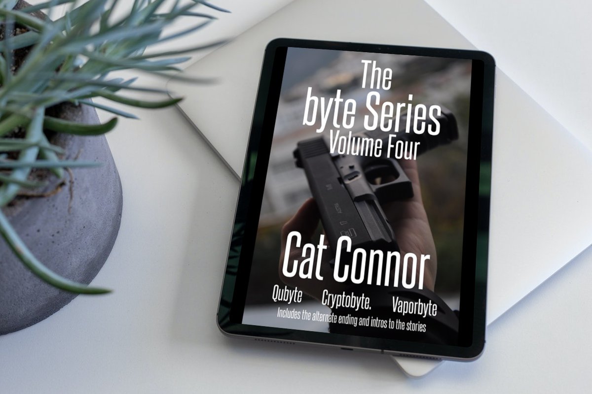 catconnor's tweet image. The byte Series Vol4:
#Qubyte: Lost friends amidst chaos means no time to grieve.
#Cryptobyte: Where did the families go?
#Vaporbyte: Life is fleeting, this is our last shot.
You choose your ending. 
#books #boxedset #ByteSeries #EllieConway #VolumeFour 
books2read.com/byteseriesvol4