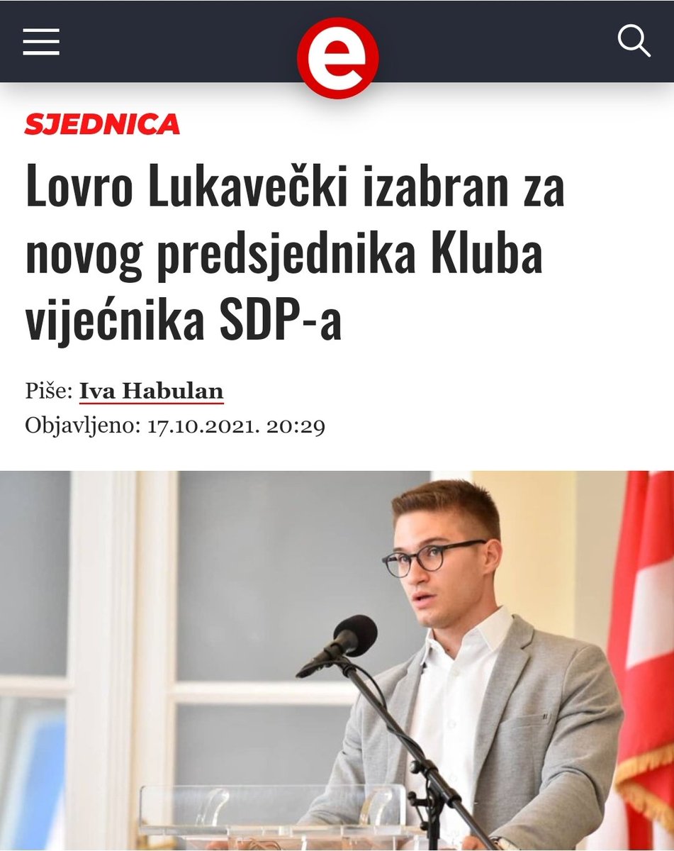 Izabran sam za predsjednika Kluba vijećnika SDP-a u Gradskom vijeću Varaždina⤵️