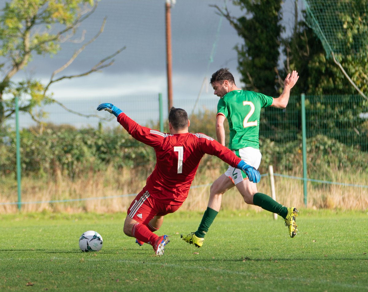 IrelandFootball's tweet photo. FULL TIME | Republic of Ireland 5-0 Northern Ireland
A brilliant win for the Ireland CP team as they rounded off the weekend in style ๐
#IRLCP | #COYBIG | #WeAreOne https://t.co/QooFkJpPWH