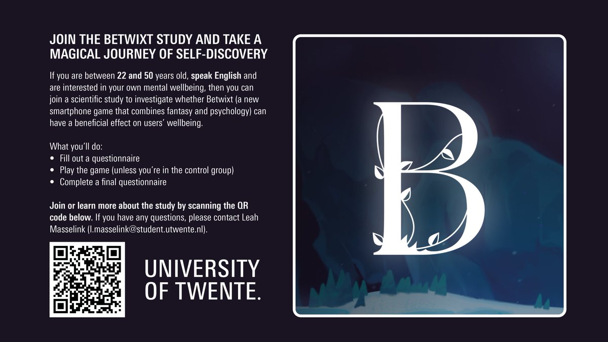 Hey friends! The Gaming for Emotional and Mental Health lab are looking for participants for a new study (specifically a Randomised Controlled Trial). It seems really interesting so I'm looking to spread some awareness of it - all details available below. Thanks for helping out!