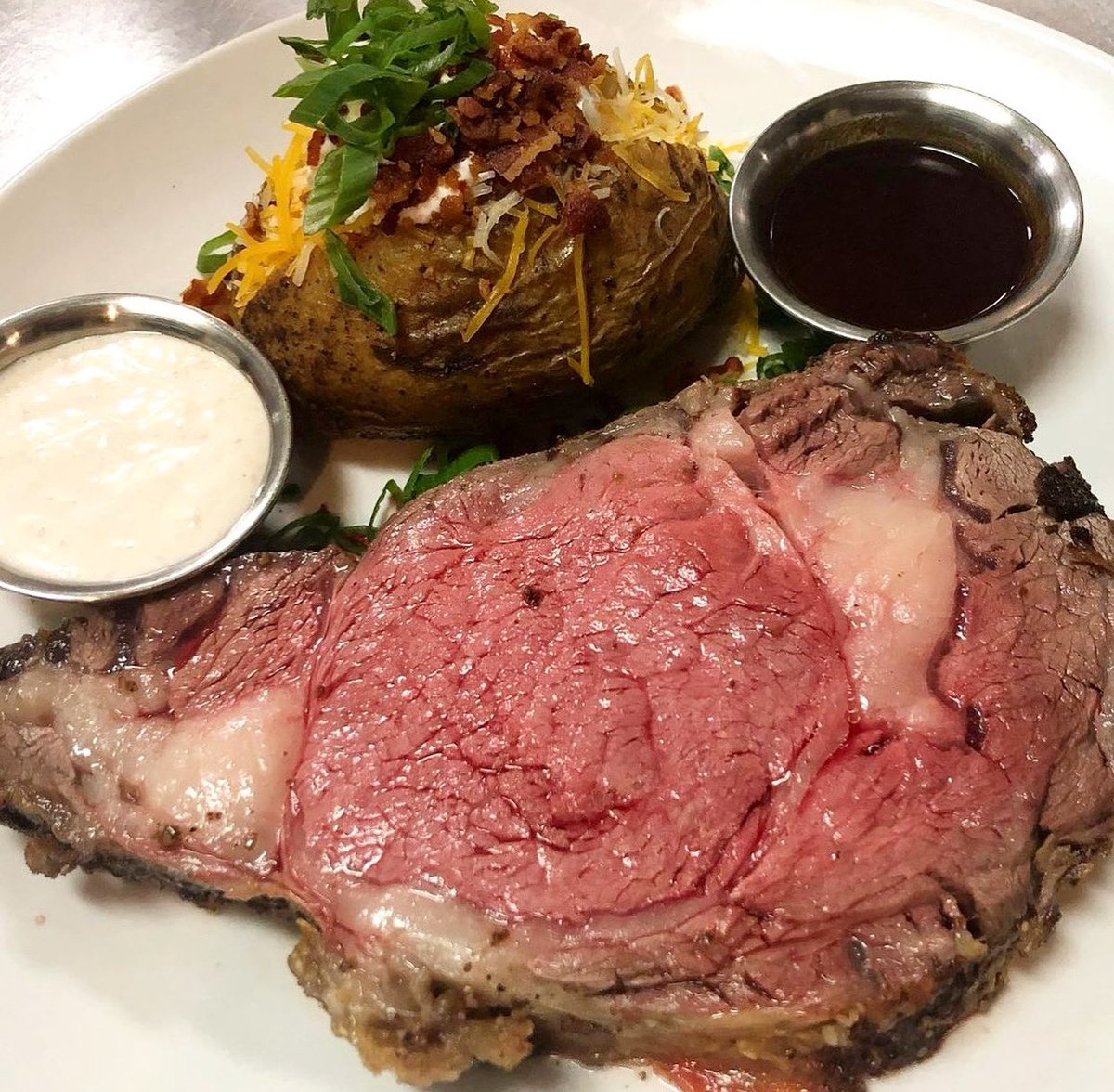 Prime Rib Sundays at Sweet Grass! Prime Rib + loaded baked potato, $35! Starts at 5pm!