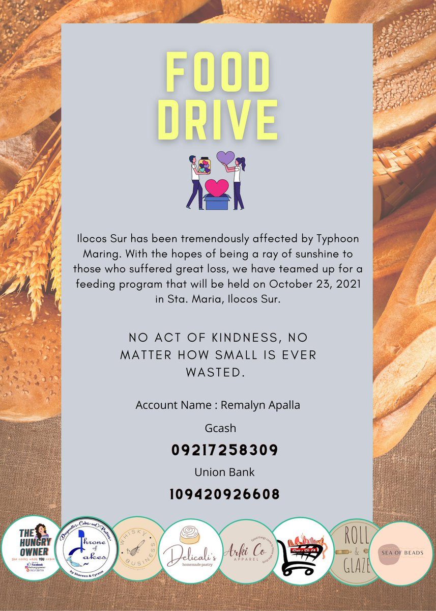 weymawyn's tweet photo. We humbly ask for everyone who has the capability to extend help
and be a blessing in these trying times.
We are accepting monetary donations
Help us feed more people through your donations. 🙏🏻
#IlocosNeedsHelp
#MaringPH
#donationdrive
#BangonStaMaria
#bangonilocossur https://t.co/oNTsdHZrnB