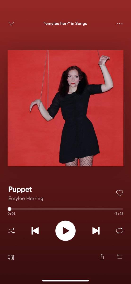 _emyleeherring's tweet photo. Hi Twitter! I don’t really get on here much BUT I just released my debut single “Puppet” on all streaming platforms this past Friday!! Please check it out, the song means so much to me and I’m excited to share it!!❤️ 
(link to my website with other streaming links is in my bio) https://t.co/zcT3LpIDyf