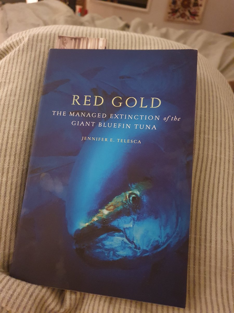 just jumped into <a href="/jen_telesca/">Jen Telesca</a> 's new book on regimes of #value in #fisheriespolicy &amp; already a poignant quote:'the social acceptance of greed and the normalization of competition... are not timeless, universal traits hardwired into what it means to be "human", let alone "animal"'
